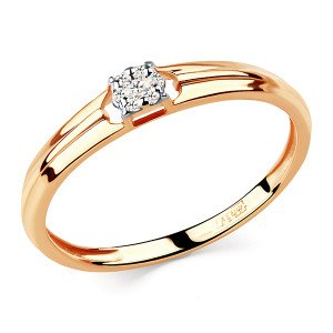 Кольцо с бриллиантами