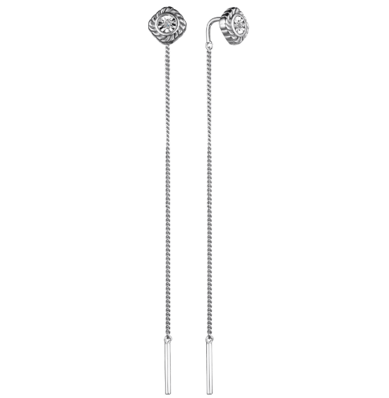 Серьги с бриллиантами 02-3522/000Б-00