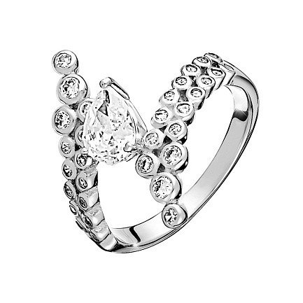 Кольцо CZ-R02128-X-W-W-X-W