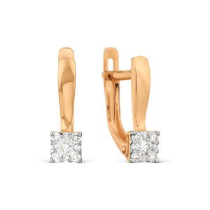 Серьги с бриллиантами