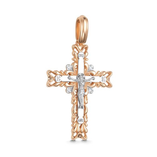 Крест с бриллиантом