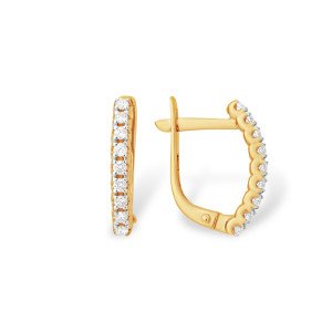 Серьги с бриллиантами