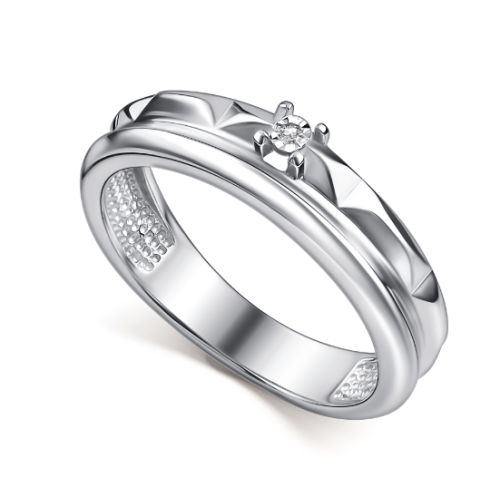 Кольцо с бриллиантом