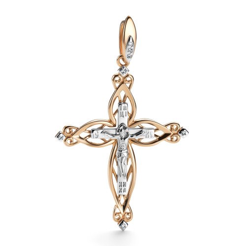 Крест с бриллиантами