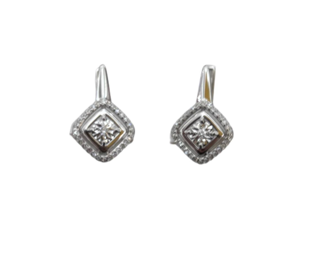 Серьги с бриллиантами 02-01122-02-005-02-02