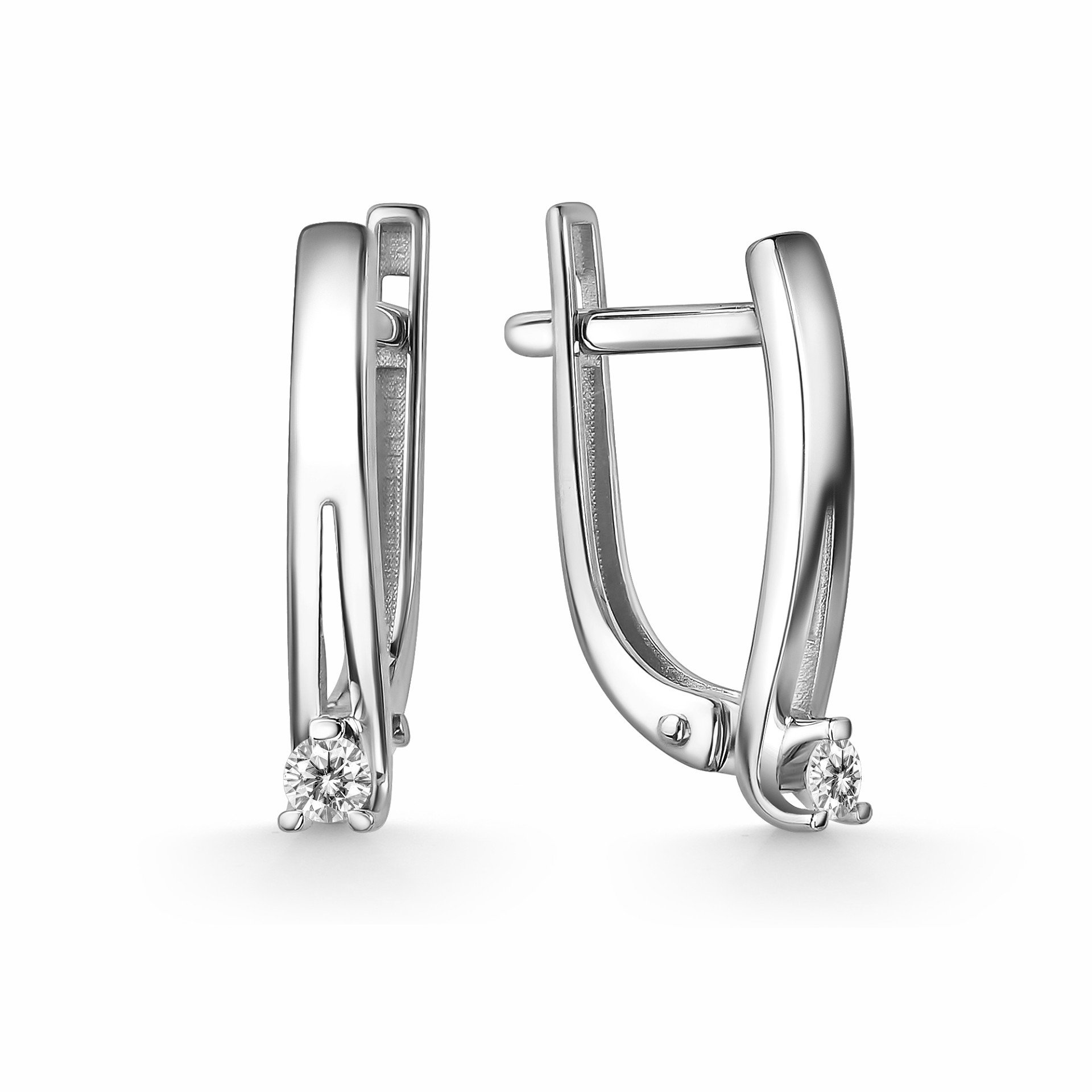 Серьги с бриллиантами 02-00107-02-001-02-02