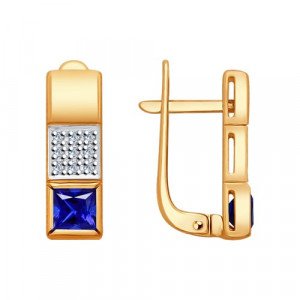 Серьги с бриллиантами