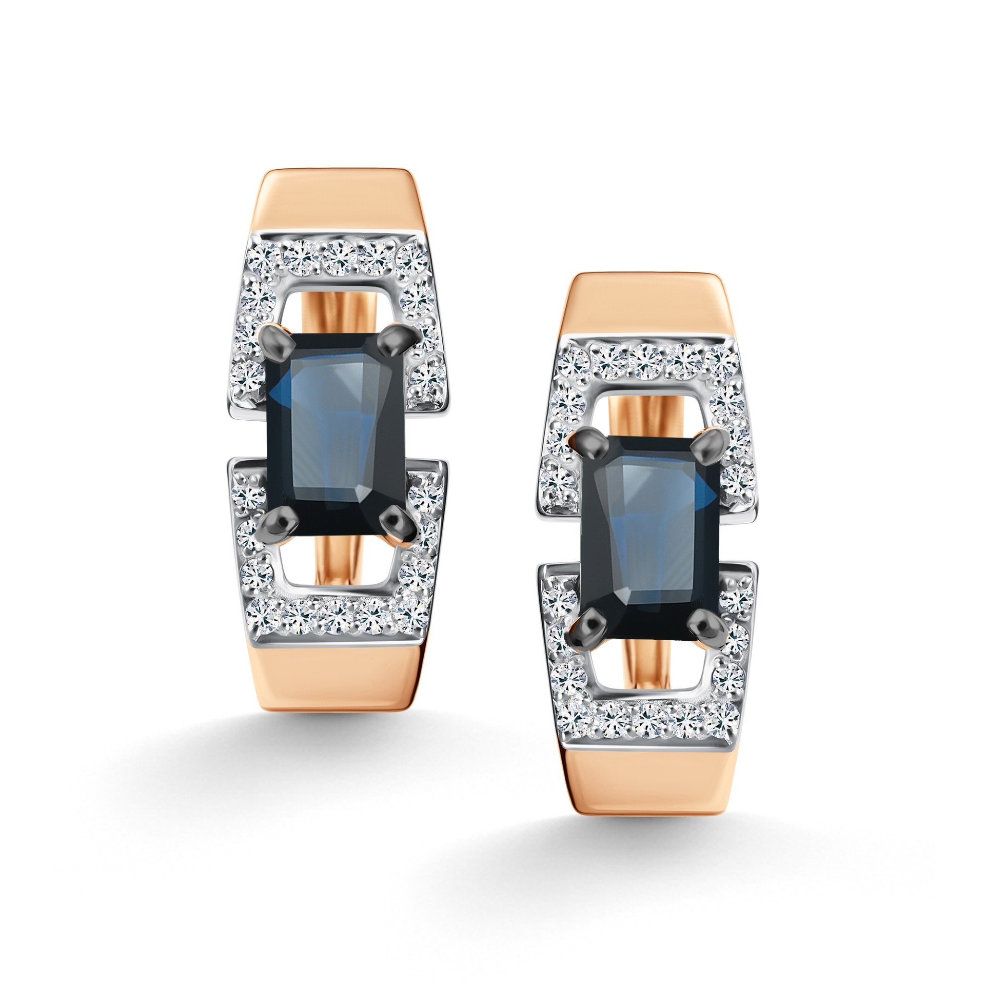 Серьги с бриллиантами 26694-102