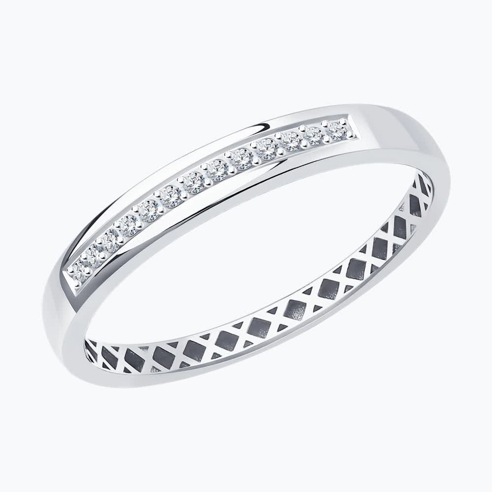 Кольцо с бриллиантами 52-210-01356-2 №25 11