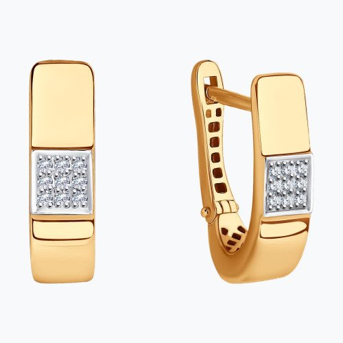 Серьги с бриллиантами