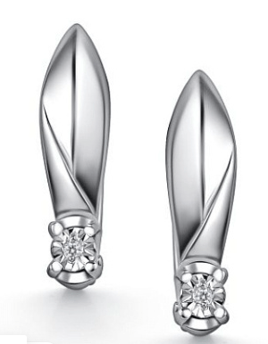 Серьги с бриллиантами 02-4363/000Б-00