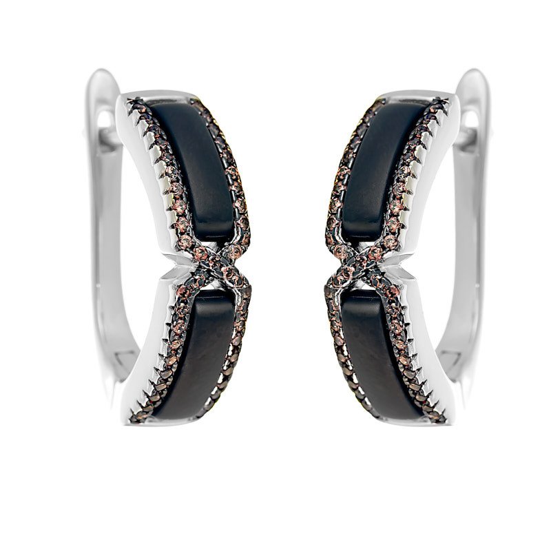 Серьги TM-E00622-B-WB-X-X-DB