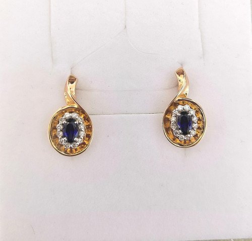 Серьги с бриллиантами