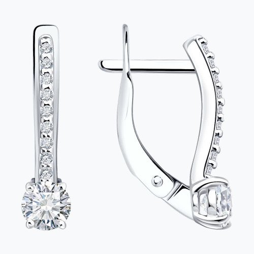 Серьги с бриллиантами