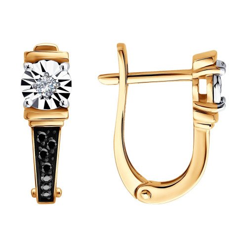 Серьги с бриллиантами