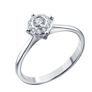 Кольцо с бриллиантами