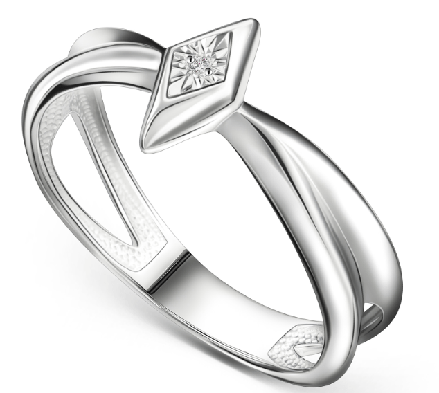 Кольцо с бриллиантом 01-5740/000Б-00