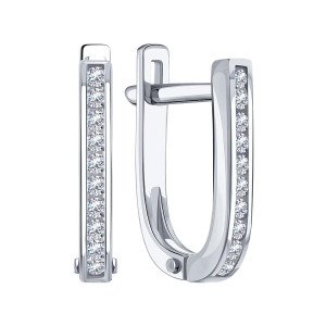 Серьги с бриллиантами