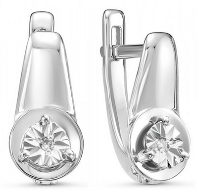 Серьги с бриллиантами