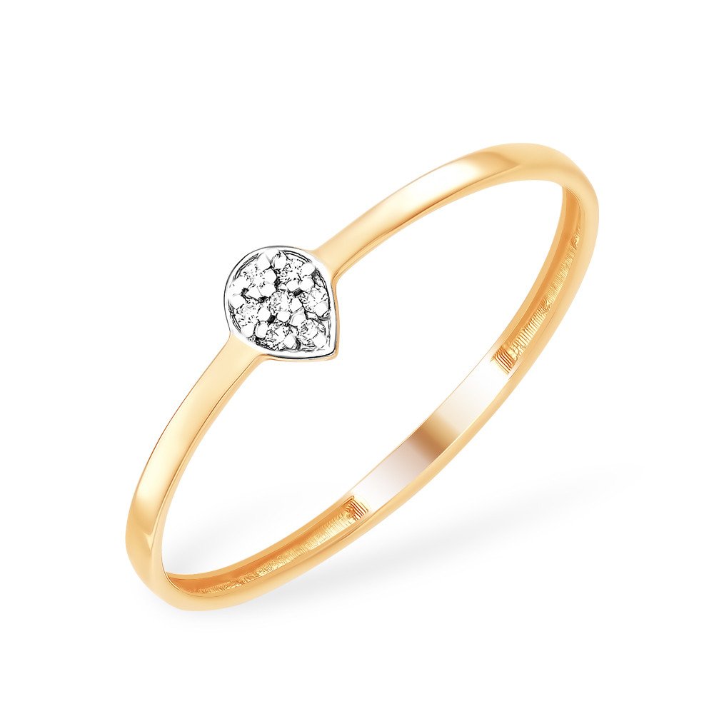 Кольцо с бриллиантами К13119459