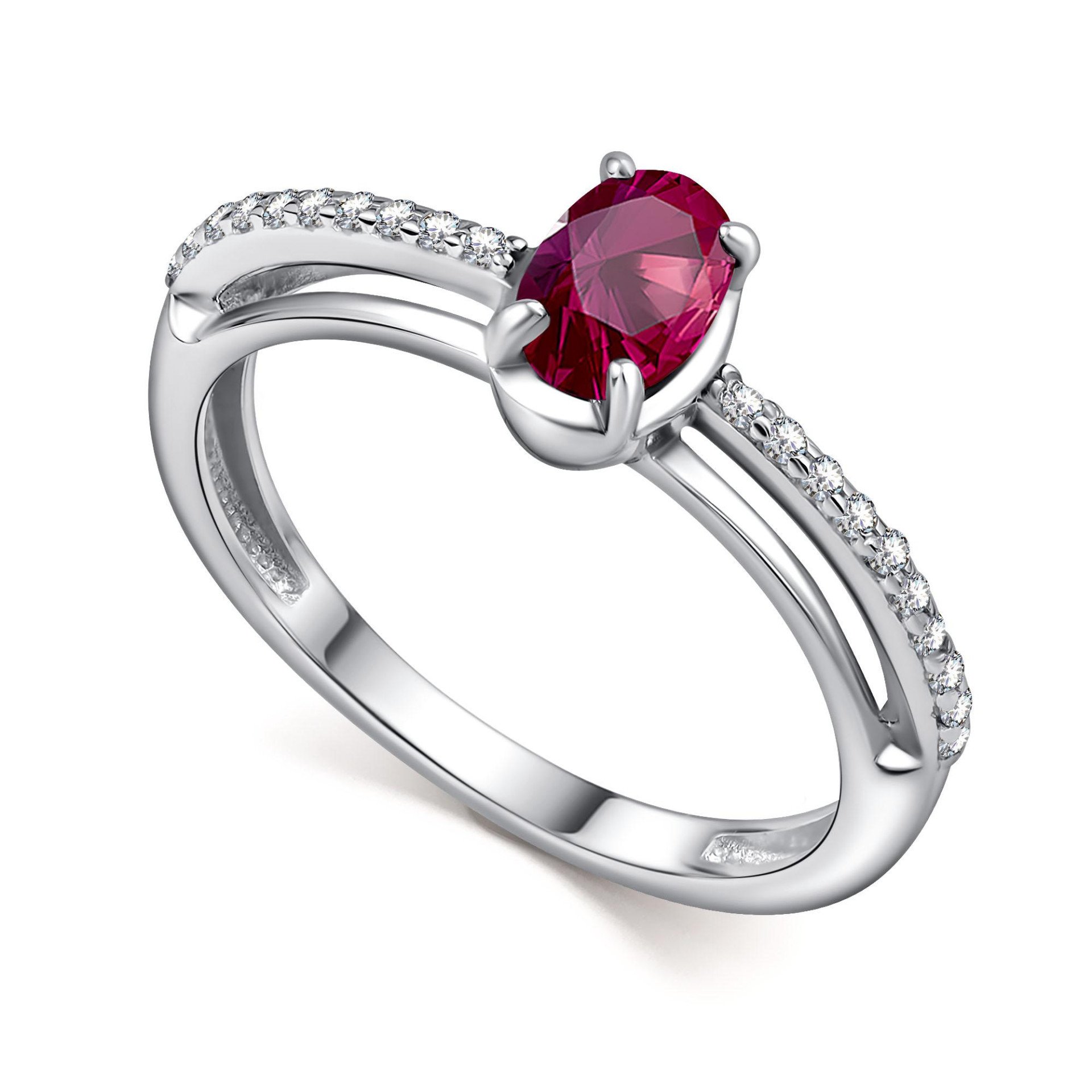 Кольцо с рубином 01-4592/000Р-00