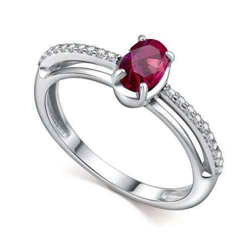 Кольцо с рубином