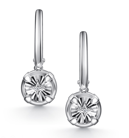 Серьги с бриллиантами 02-4941/000Б-00