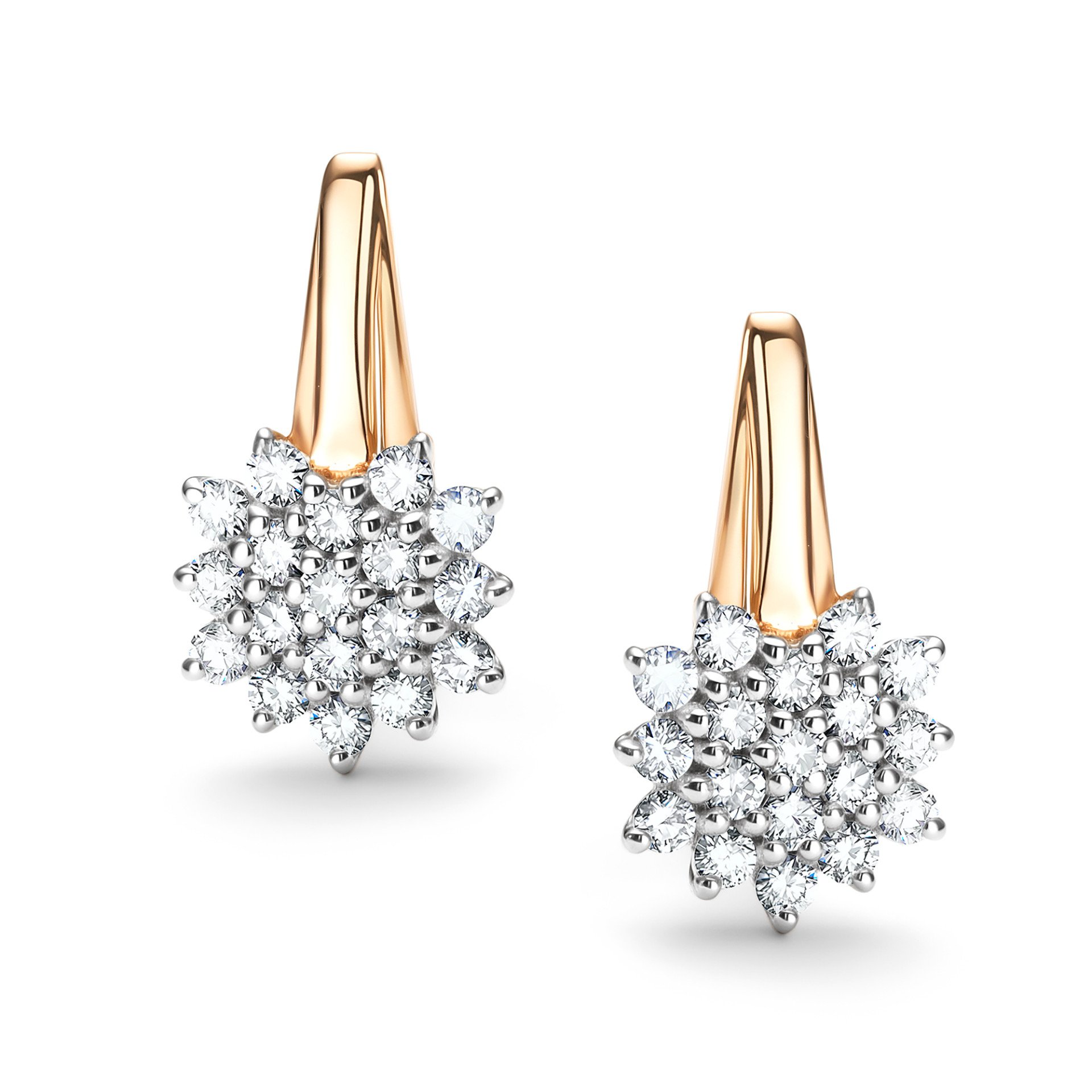 Серьги с бриллиантами 26299-100