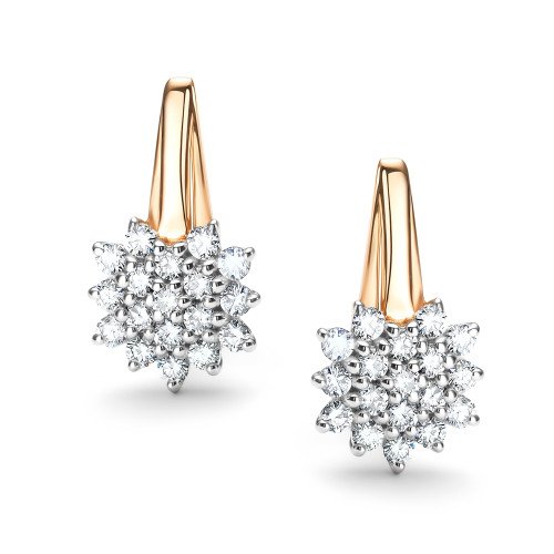 Серьги с бриллиантами