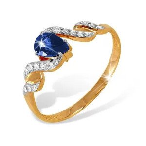 Кольцо с бриллиантами