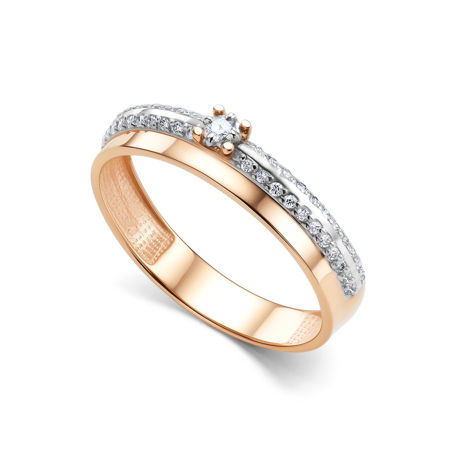 Кольцо с бриллиантами 16108-100