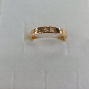 Кольцо обручальное с бриллиантами