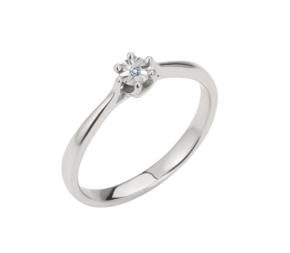 Кольцо с бриллиантом 01-10-5379(с)