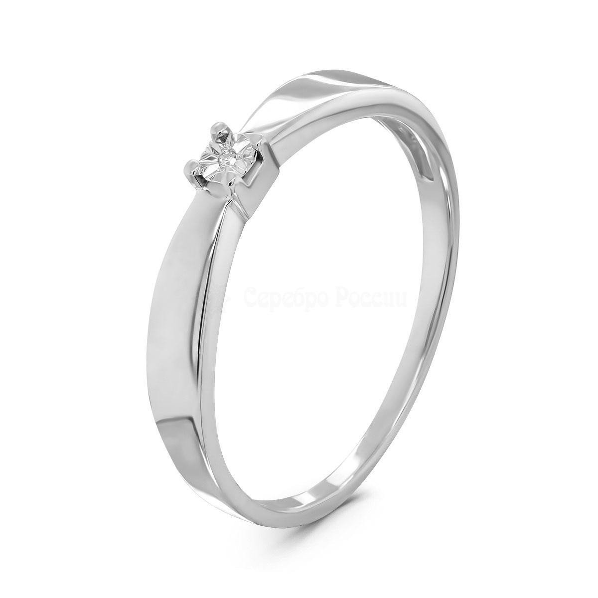 Кольцо с бриллиантом Бр01-10-5007(с)