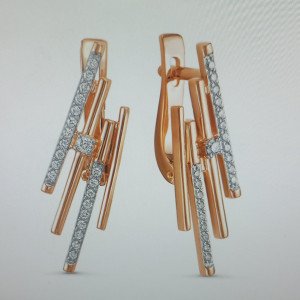 Серьги с бриллиантами