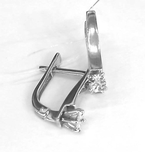 Серьги с бриллиантами