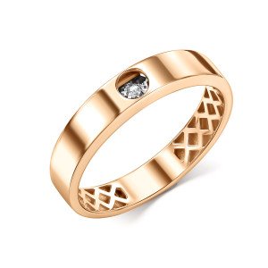 Кольцо с бриллиантом