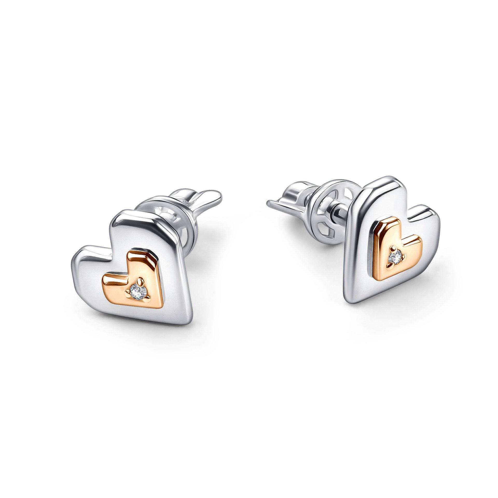 Пусеты с бриллиантами 02-5524/000Б-00