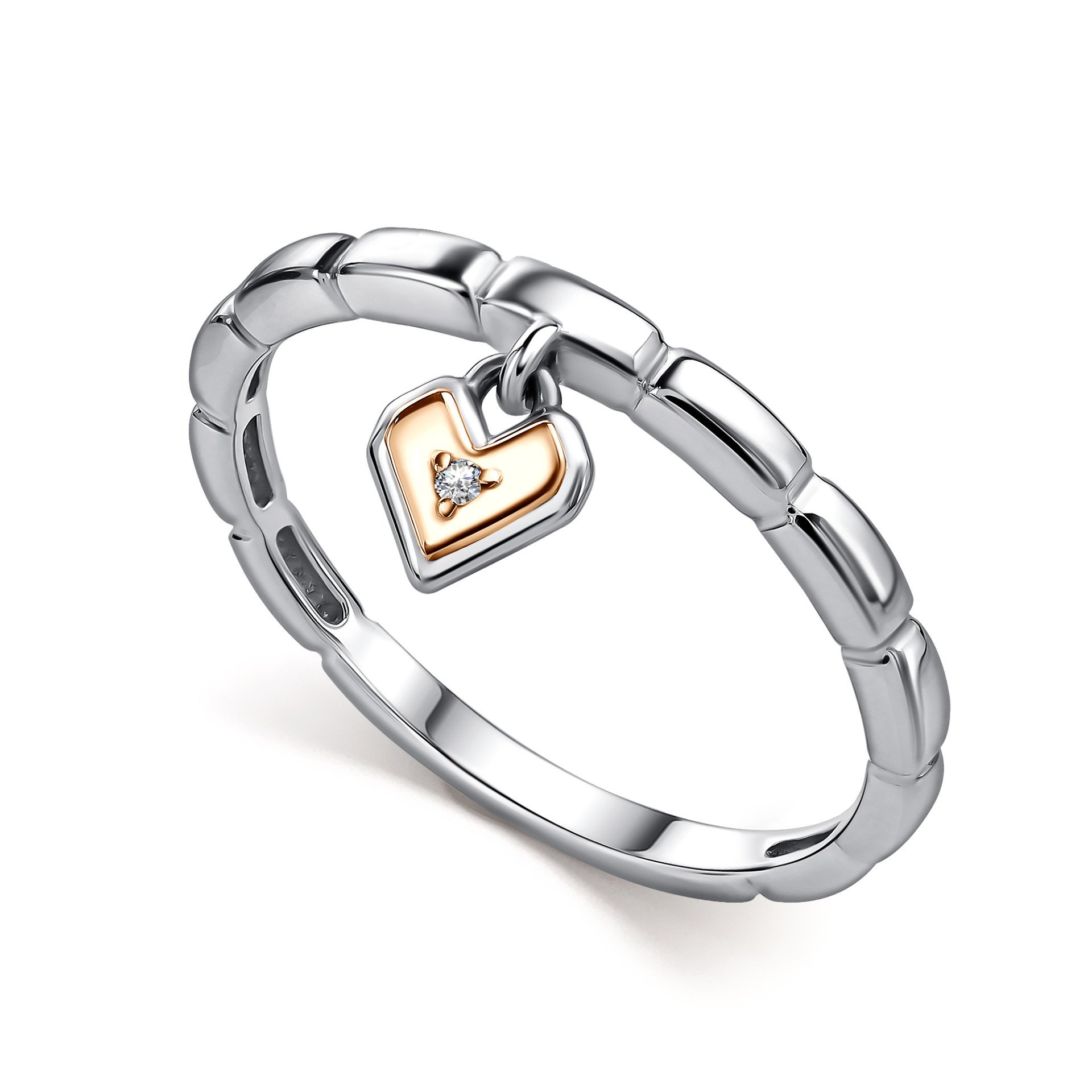 Кольцо с бриллиантом 01-5526/000Б-00