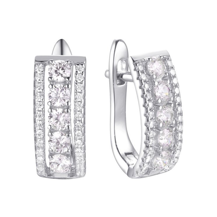 Серьги CZ-E00681-X-W-W-X-W