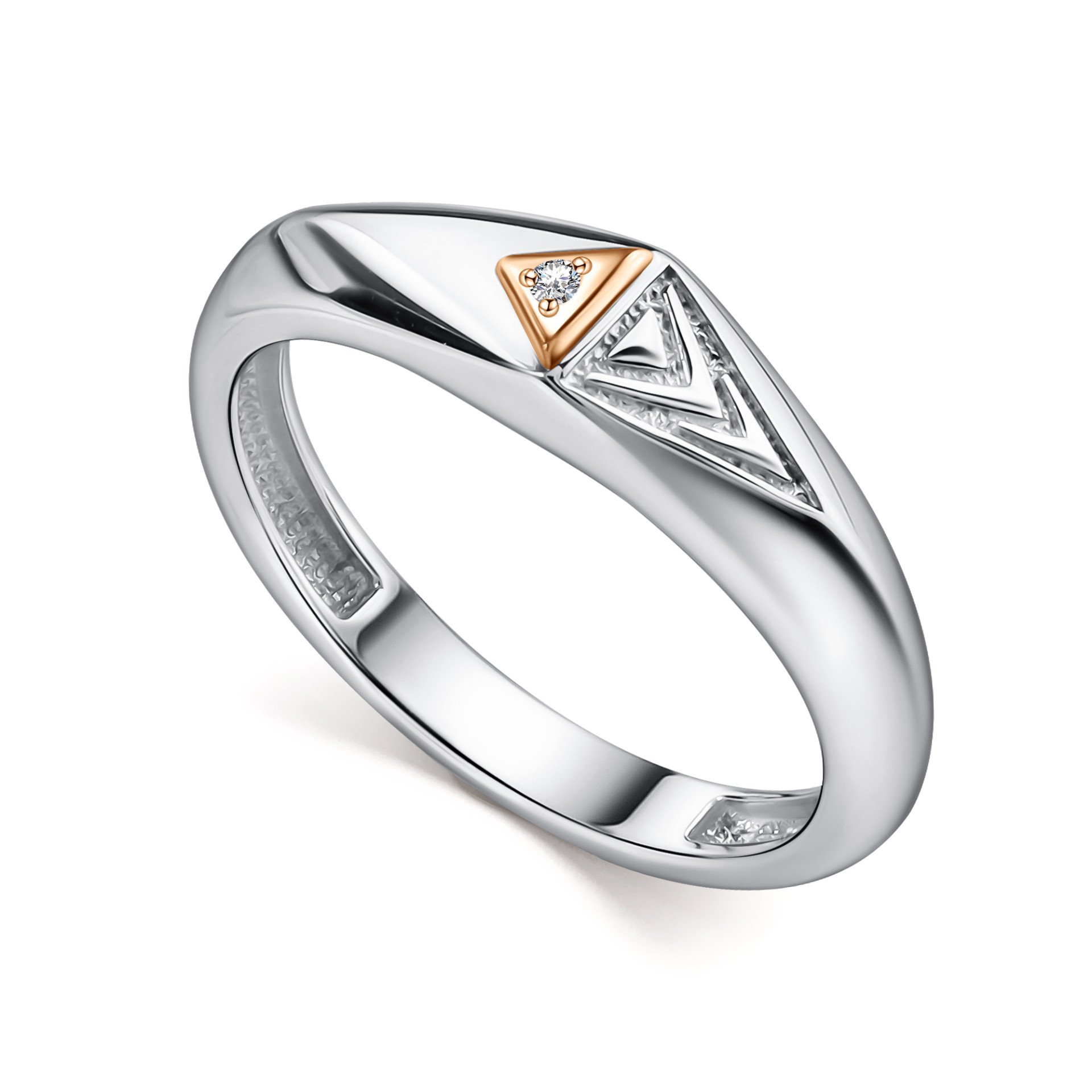 Кольцо с бриллиантом 01-5245/000Б-00