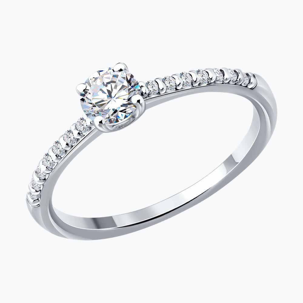 Кольцо с бриллиантом 86010020