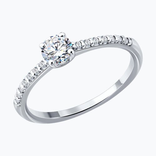 Кольцо с бриллиантом