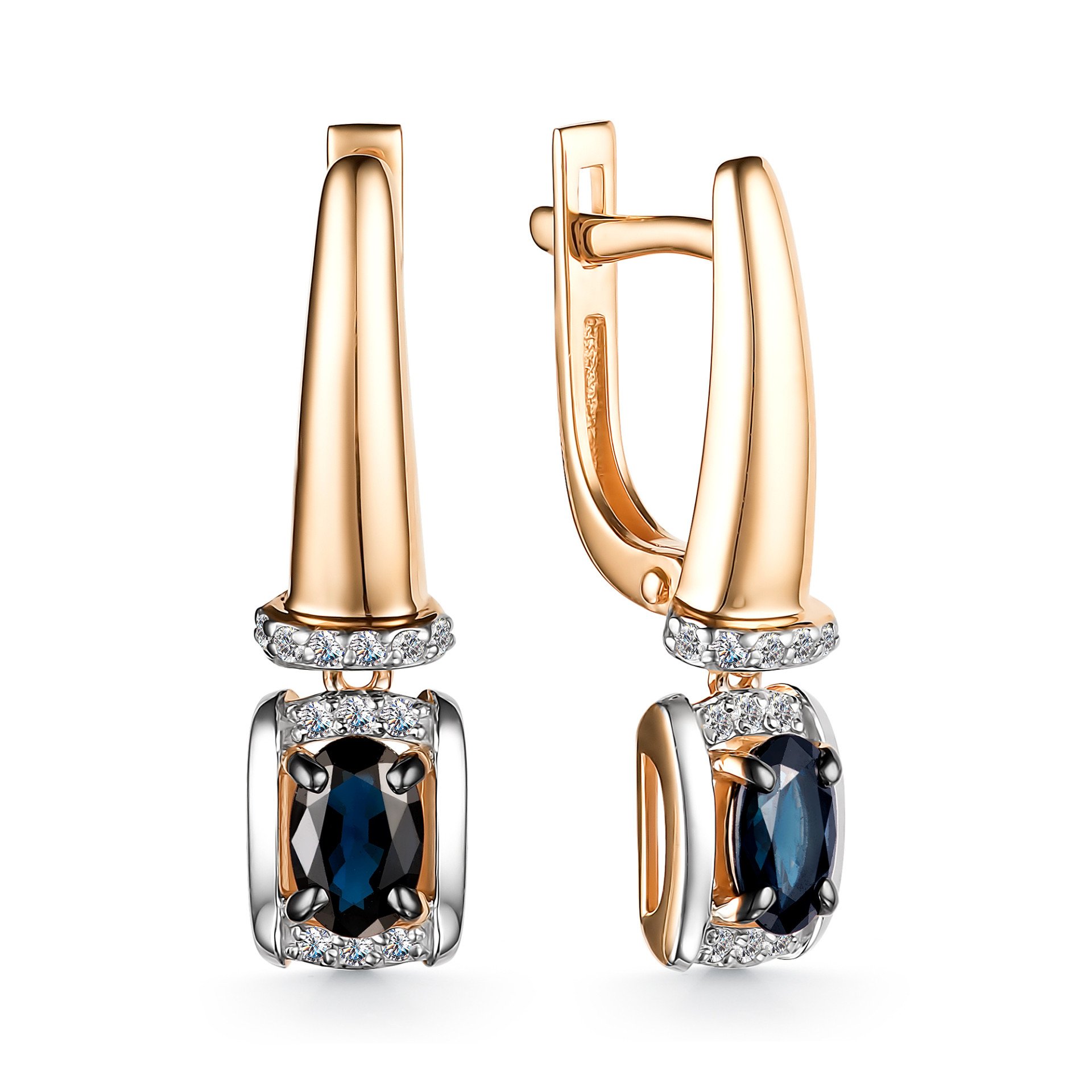 Серьги с бриллиантами 24724-102