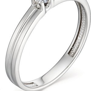 Кольцо с бриллиантом