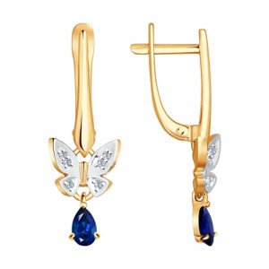 Серьги с бриллиантами