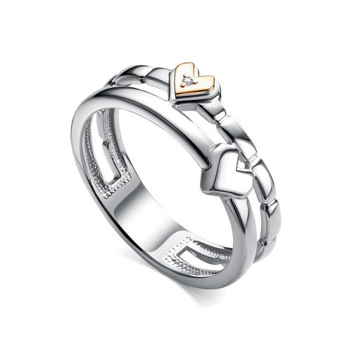 Кольцо с бриллиантом