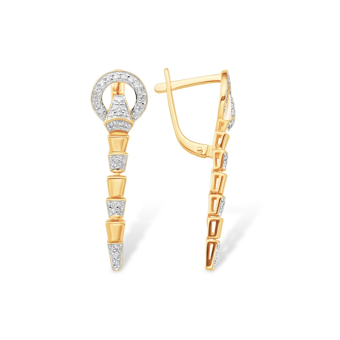 Серьги с бриллиантами С13120609