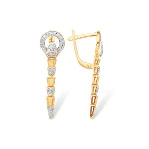 Серьги с бриллиантами