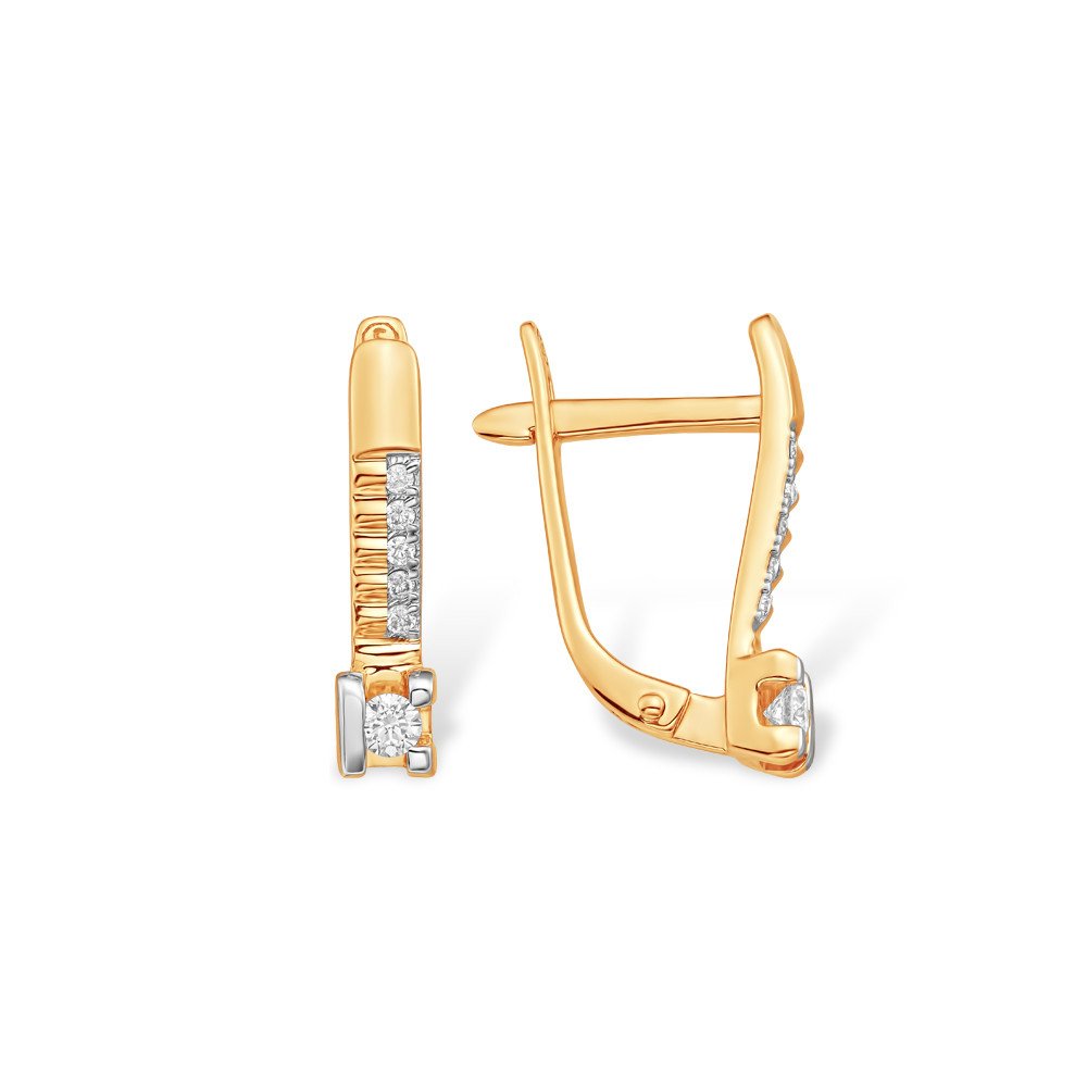 Серьги с бриллиантами С13121246